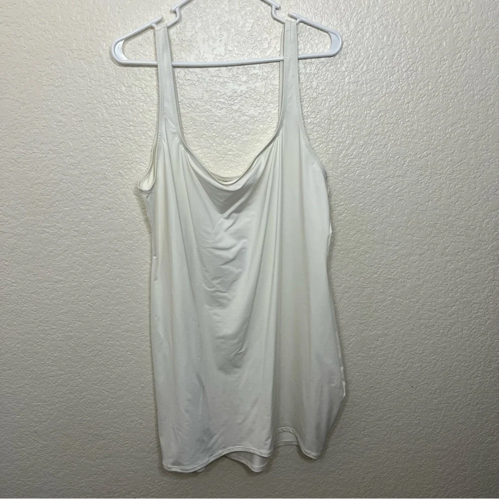 Skims Swim Tank Dress White Size 4X